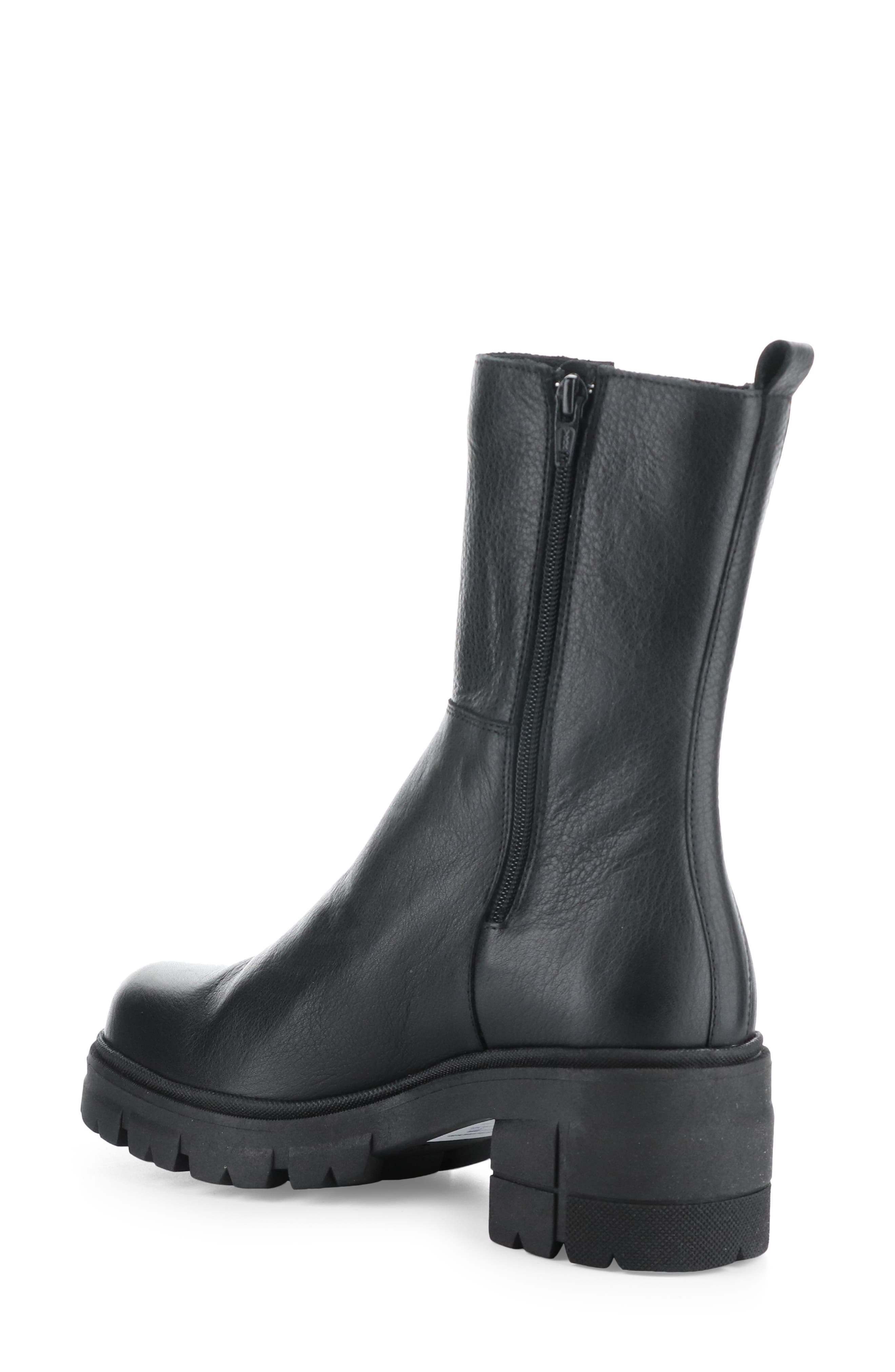 Bos. & Co. Brunas Waterproof Chelsea Boot, Alternate, color, Black Feel/ Elastic