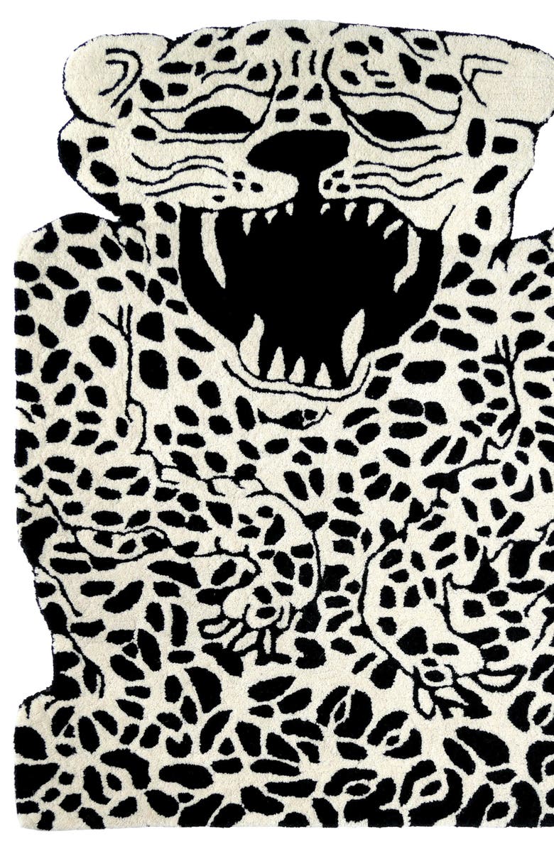 EO Play Leopard Wool Rug, Alternate, color, Multi Colored