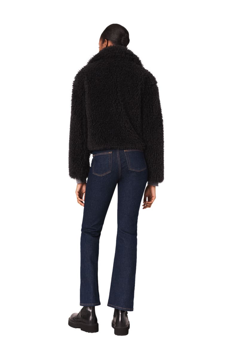 maje Short curly coat, Alternate, color,