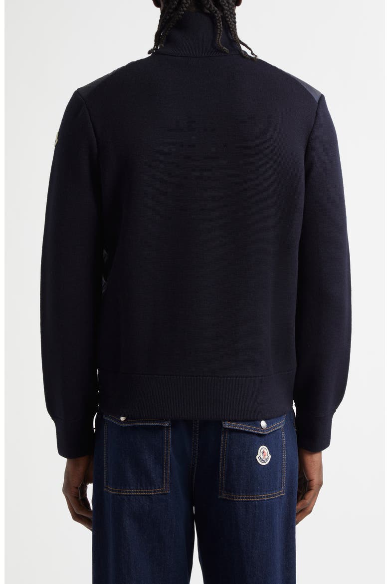 Maglia Mixed Media Cardigan, Alternate, color, NAVY