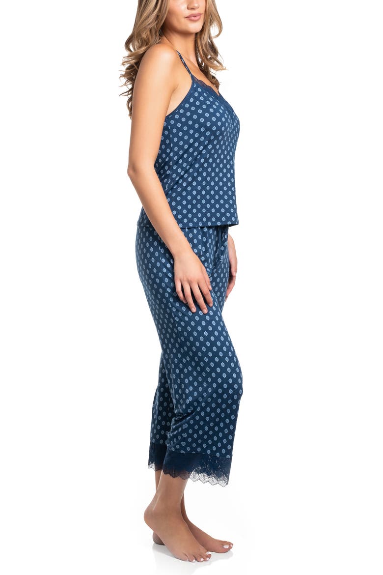 Sevilla Cami & Pants Pajama Set, Alternate, color, NAVY