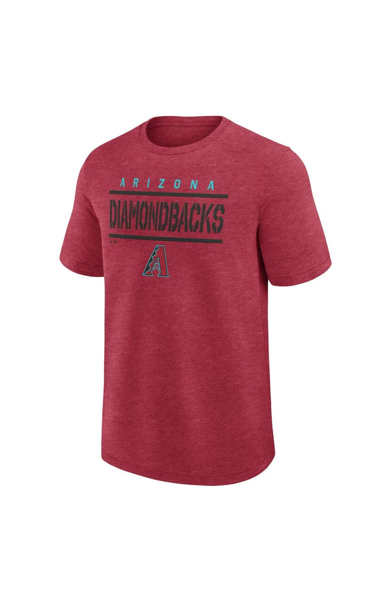 FANATICS Men's Fanatics Heather Red Arizona Diamondbacks Top Notch T-Shirt, Alternate, color, Heather Red