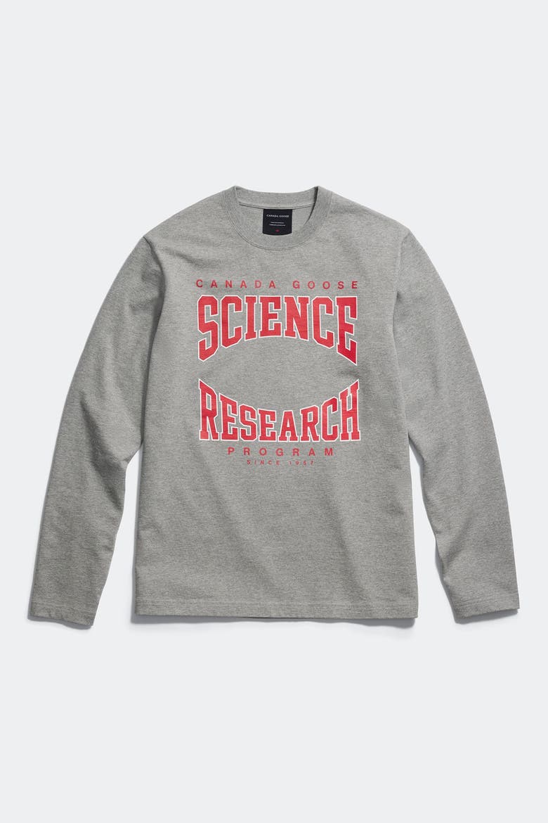 Vantage Science Research Long Sleeve T-Shirt, Alternate, color, Stone Heather