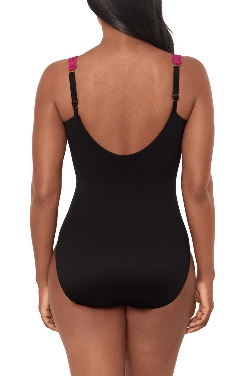 Miraclesuit<sup>®</sup> Petali Rosa Siren Print One-Piece Swimsuit, Alternate, color, 
