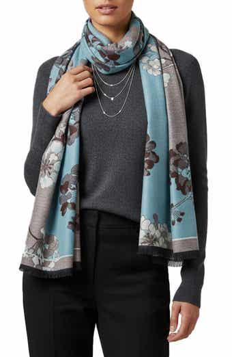 SAACHI Botanical Reversible Print Scarf
