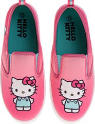 Hello Kitty Adorable Girls' Slip-On Sneakers