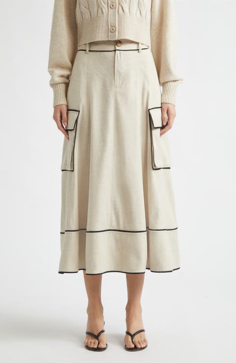 Shiloh High Waist Cargo Skirt