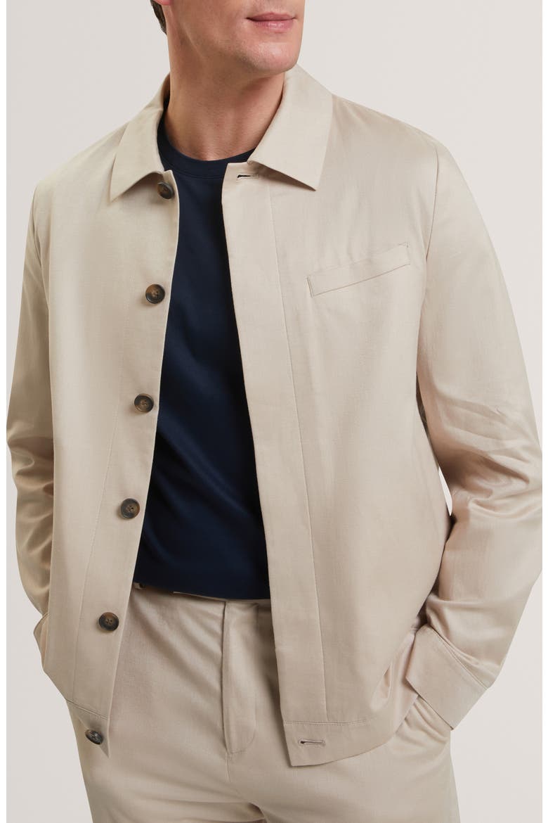 Rubino Cotton Blend Jacket, Main, color, TAUPE