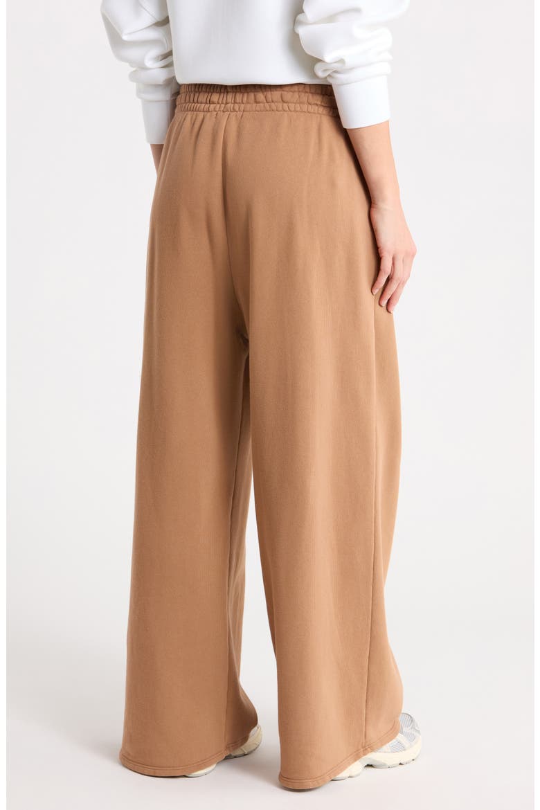 Cali Wide Leg Cropped Pants, Alternate, color, WASHED DESERT SAND