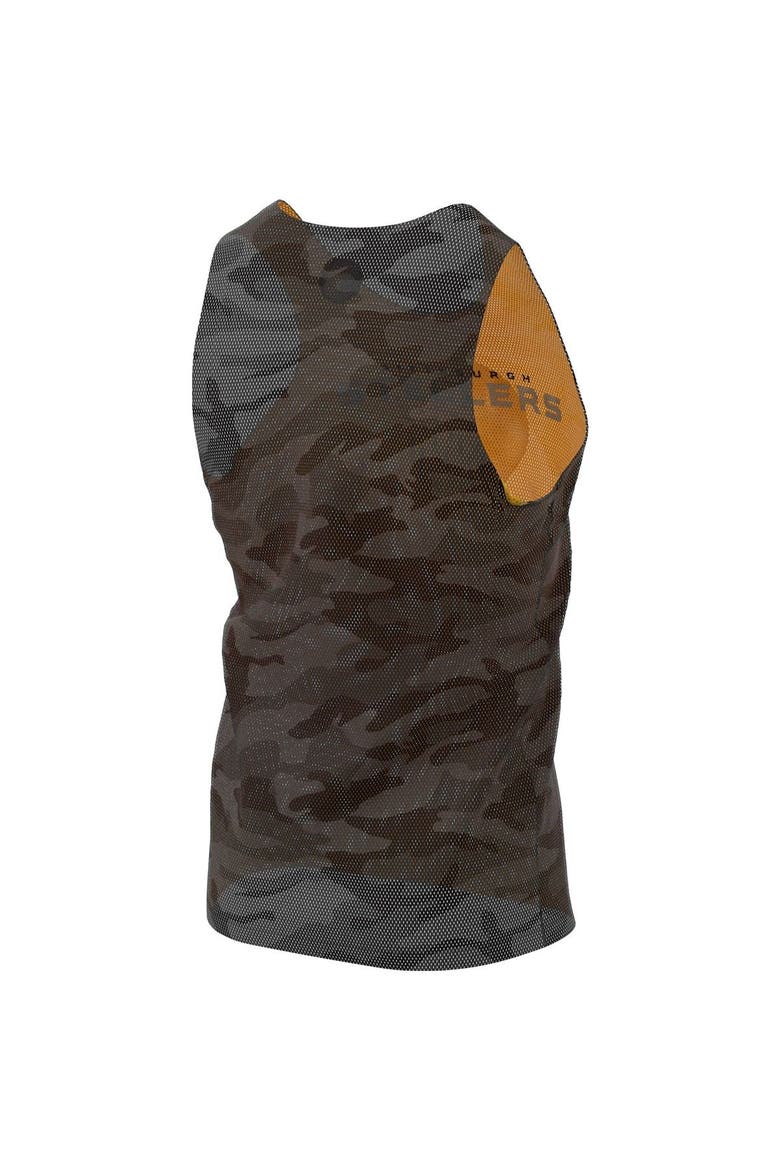 Men's FOCO Black/Gold Pittsburgh Steelers Reversible Mesh Tank Top, Alternate, color, Black