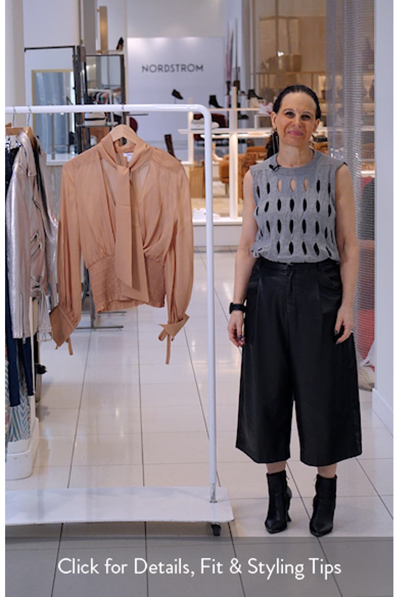 Phoebe Tie-Neck Smock Top video