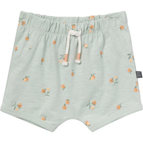 Shop Modern Moments™ By Gerber Sleeveless Peplum Tops And Shorts Set In Lt Sky Oranges/tan