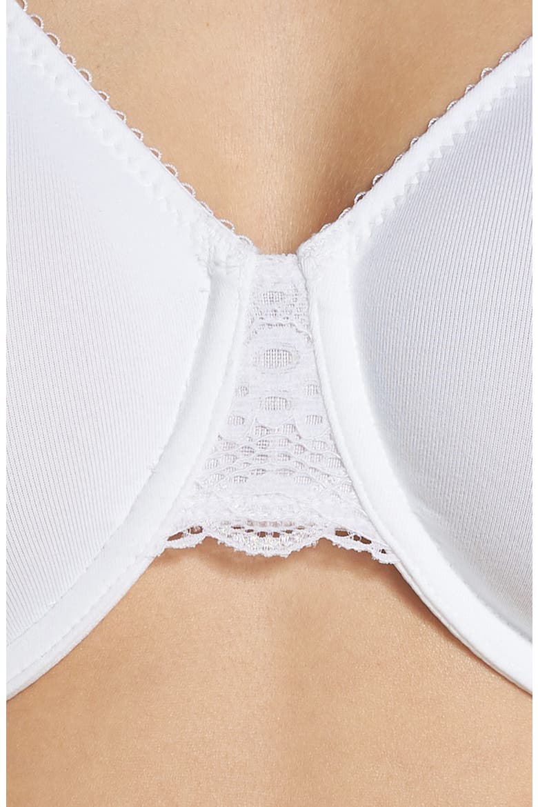 Soft Embrace Seamless Underwire Bra, Alternate, color, WHITE