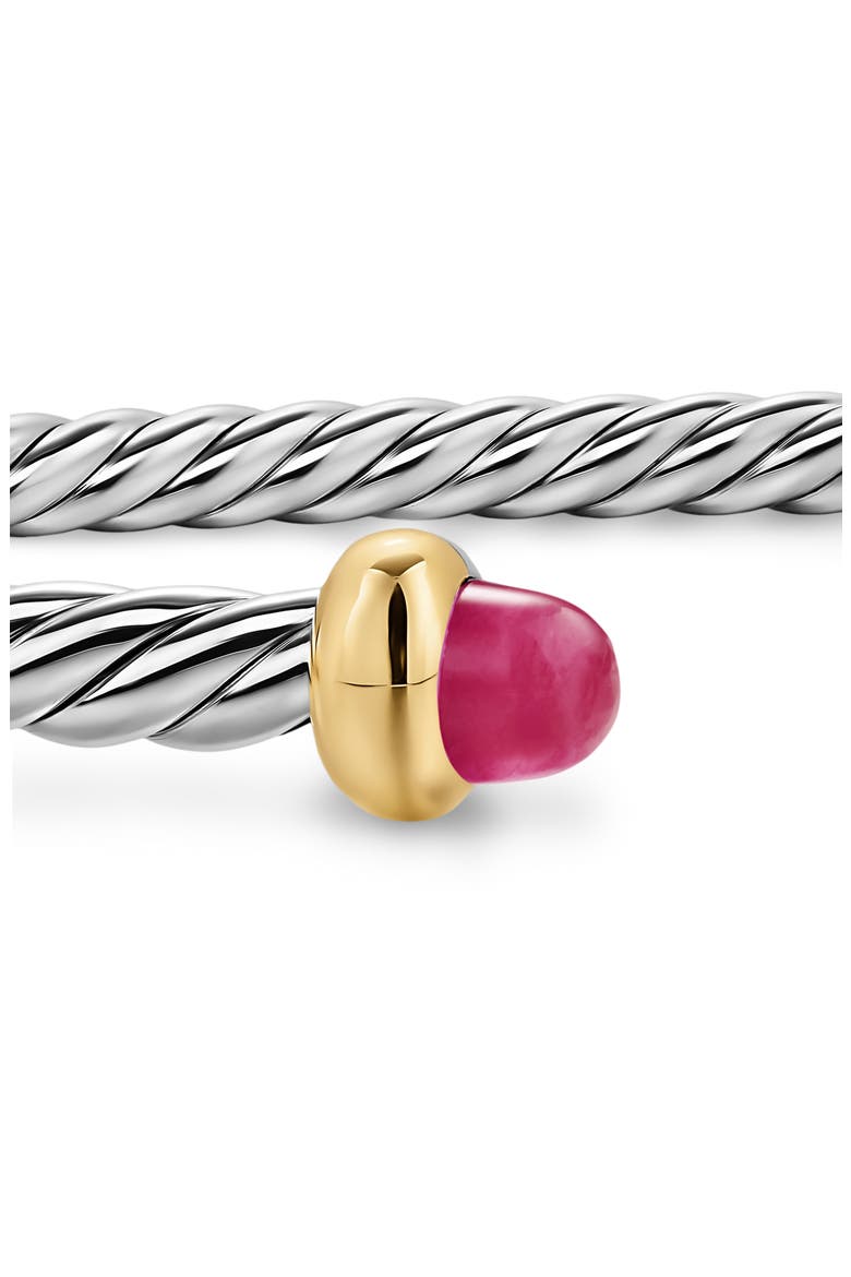 Micro Cable Flex Bracelet, Alternate, color, RUBY
