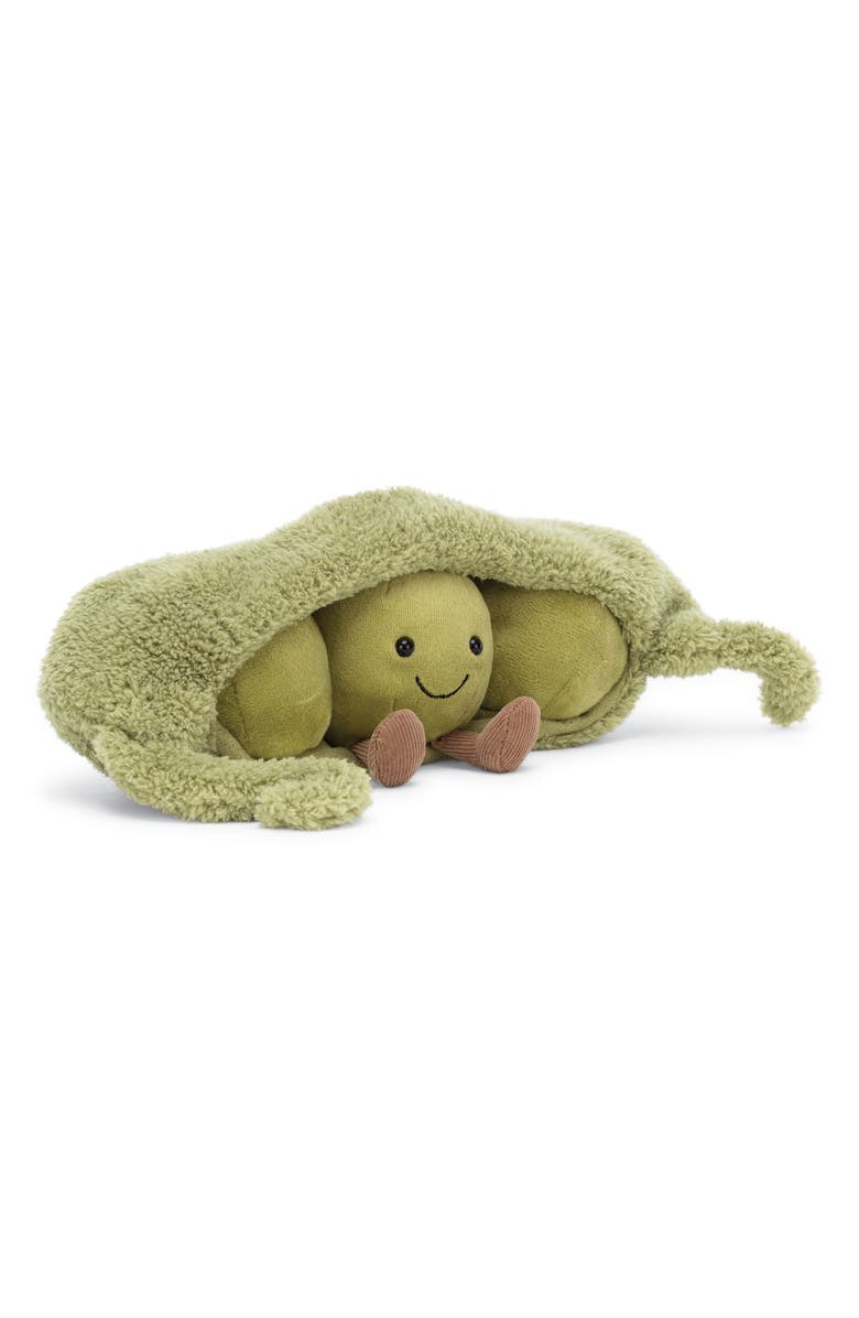 Jellycat Amuseable Pea Pod Stuffed Toy, Main, color,