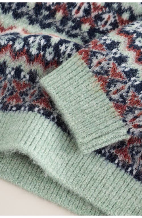 Next Kids' Fair Isle Sweater In Green