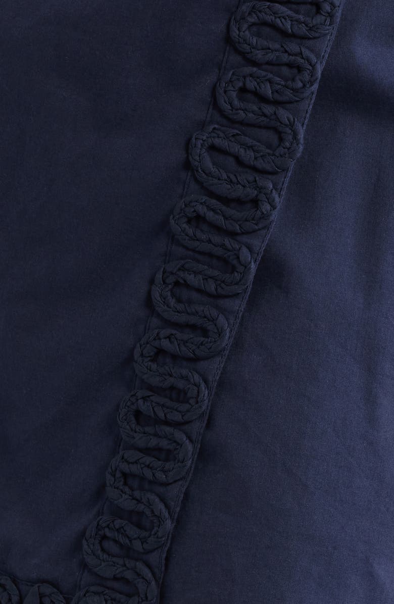 CIEBON Silla Embroidery Detail Cotton Skort, Alternate, color, Navy