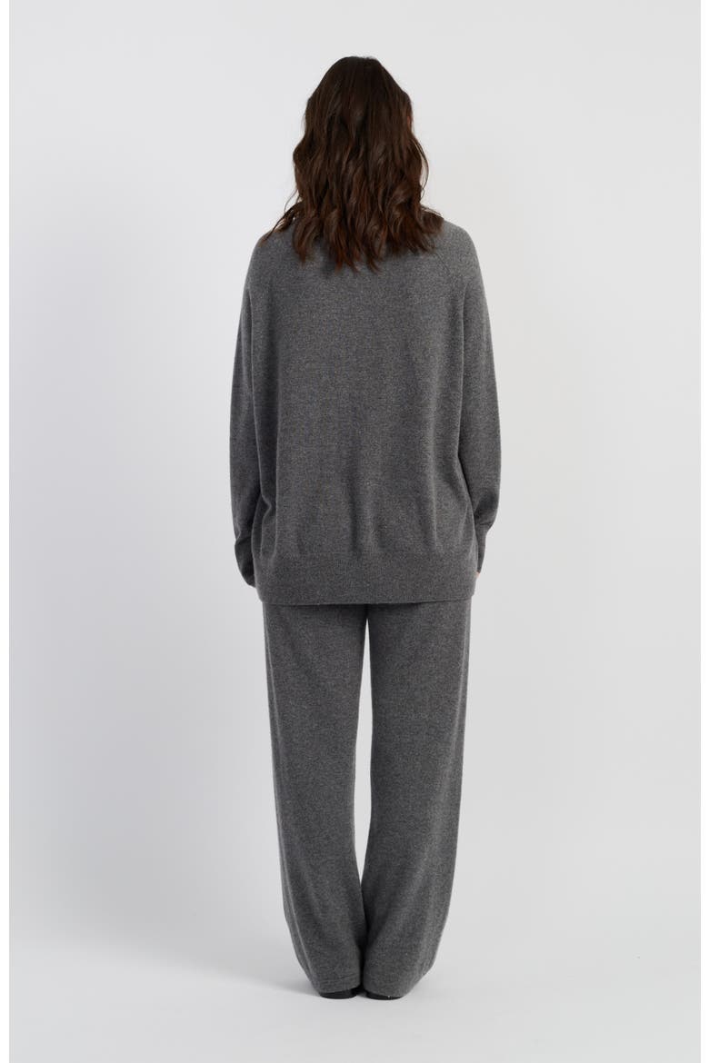 Pure Cashmere Slouchy Sweater, Alternate, color, Mid Grey Melange