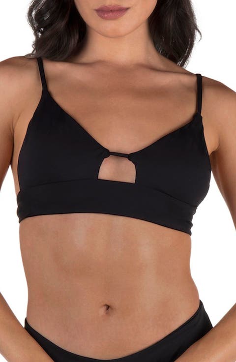 Cutout Bralette Bikini Top