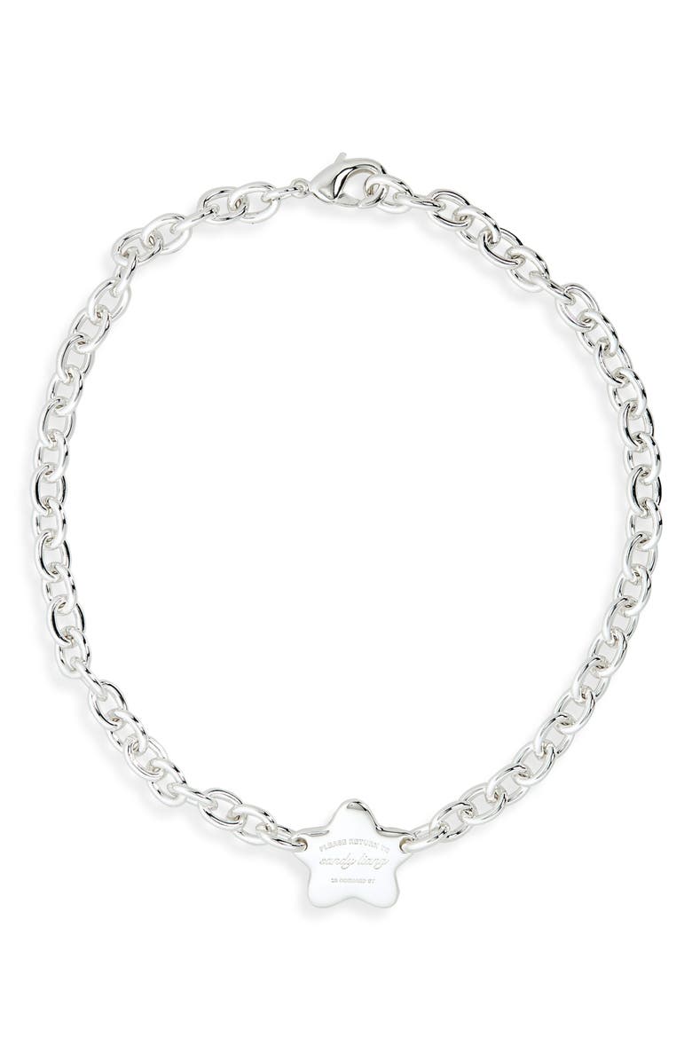 Sandy Liang Star Charm Necklace, Main, color, 
