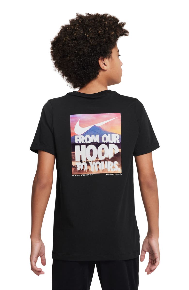 Nike Kids' Sportswear Cotton Graphic T-Shirt, Alternate, color,