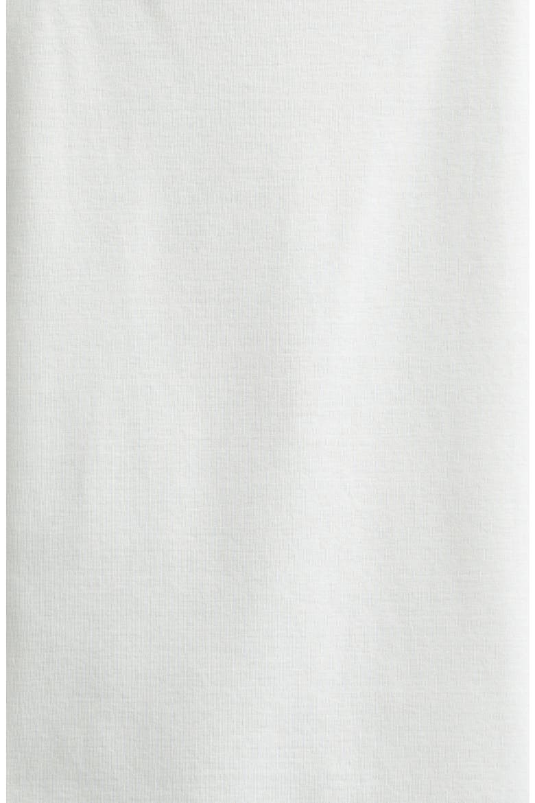 Scoop Neck Cotton & Silk Jersey Tank, Alternate, color, WHITE