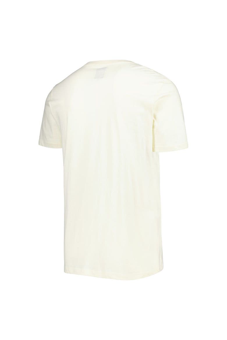 Men's New Era Cream Seattle Seahawks Sideline Chrome T-Shirt, Alternate, color, Cream