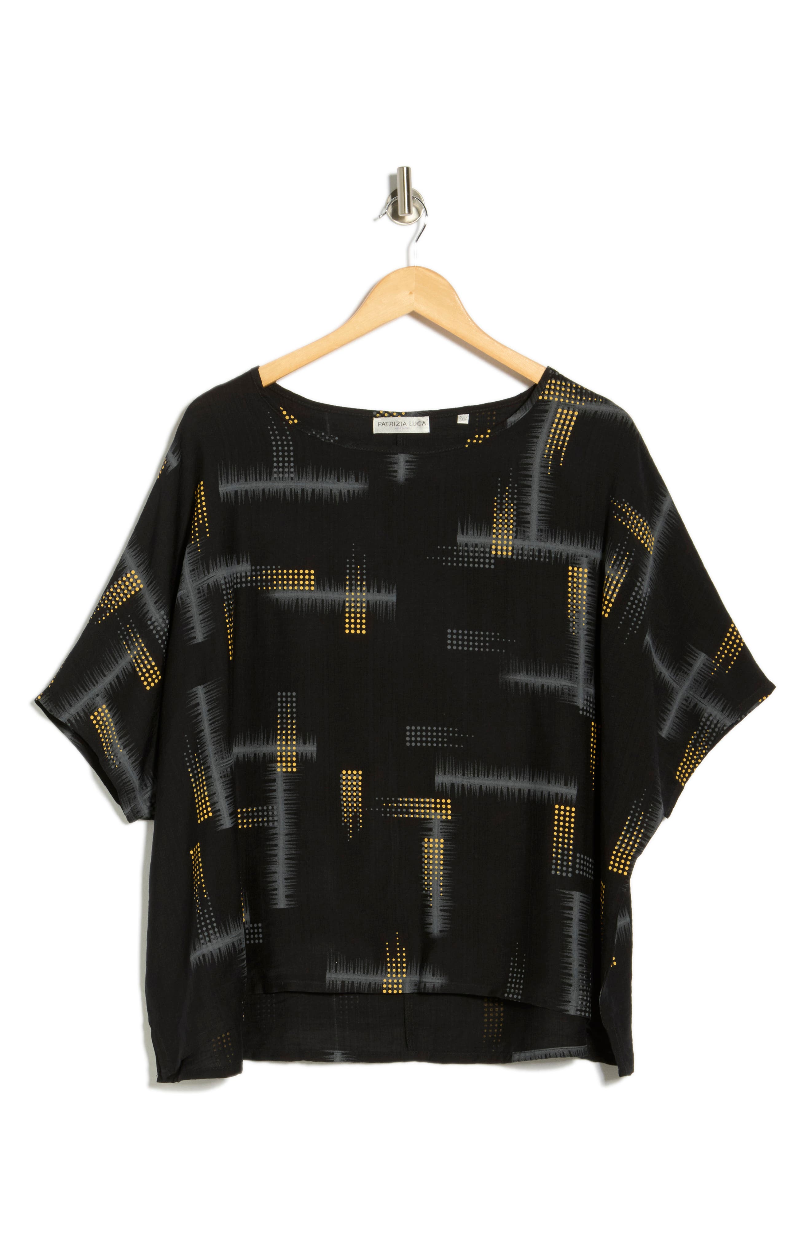 PATRIZIA LUCA Short Sleeve Boxy Top