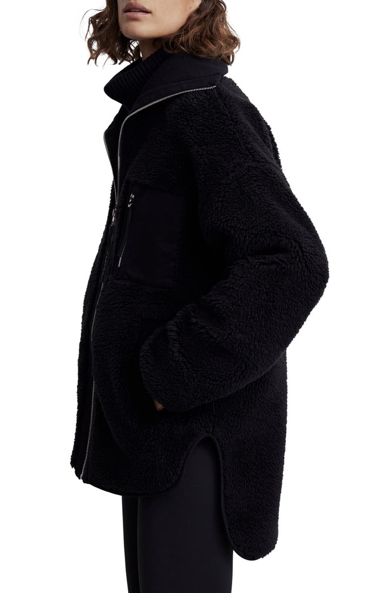 Varley Myla High Pile Fleece Jacket, Alternate, color, 