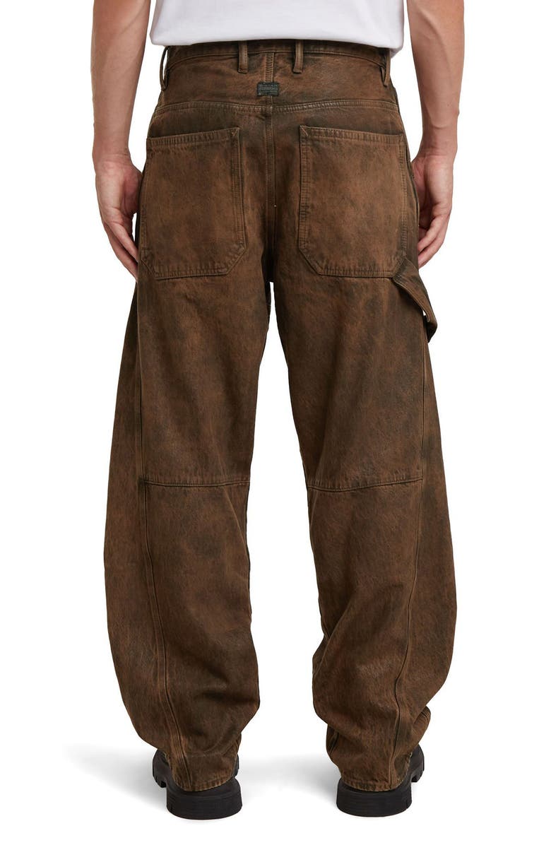 G-STAR Contor 3D Loose Carpenter Jeans, Alternate, color, Faded Cognac Skin