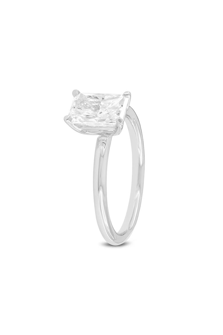 Dora 14K Gold Radiant Cut Lab Grown Solitaire Diamond Ring - 1.5 Ct, Alternate, color, 14K White Gold