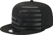 New Era Men's New Era Black Minnesota Vikings Independent 9FIFTY Snapback Hat