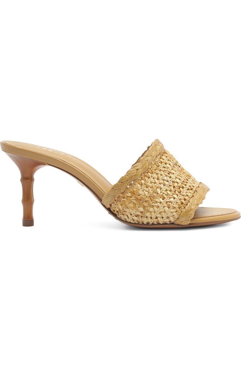 Arezzo Zula Woven Sandal, Alternate, color, Natural/ Caramel