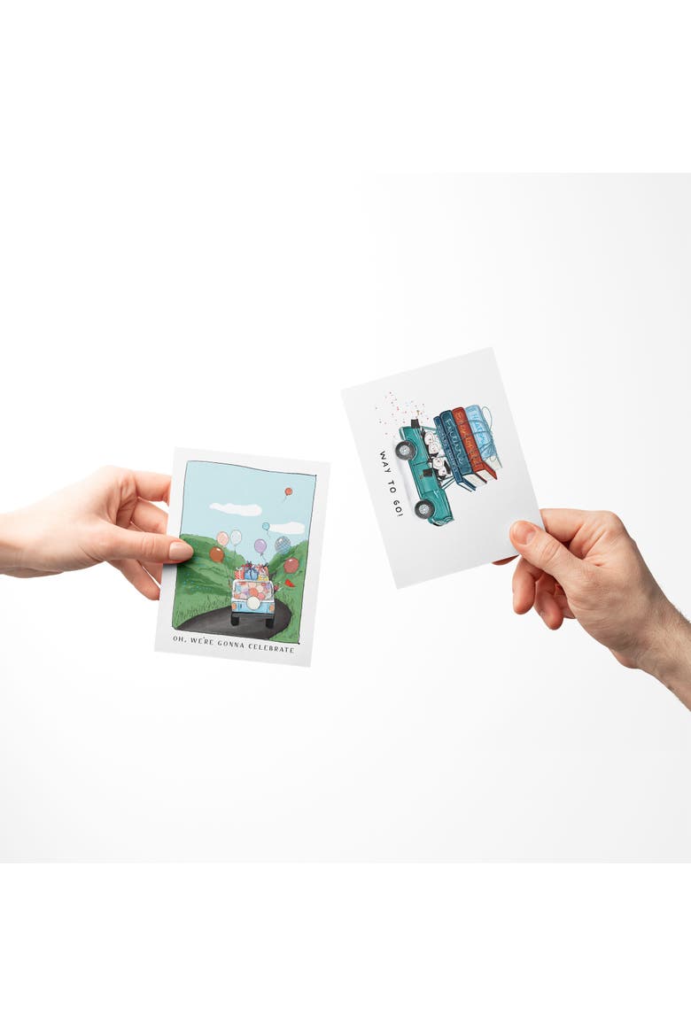 Celebration/Graduation Greeting Card Pack Sets (3 ct, Assorted) Oh We're Gonna Celebrate, Owls Graduated, Pennant, Alternate, color, Multi-Pack