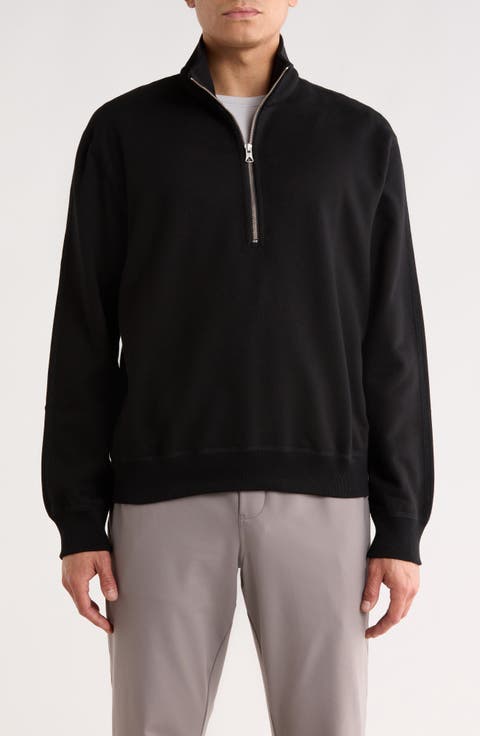 Standard Midweight Terry Half Zip Pullover