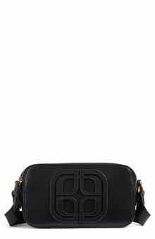 LK Bennett Perry Logo Leather Camera Bag