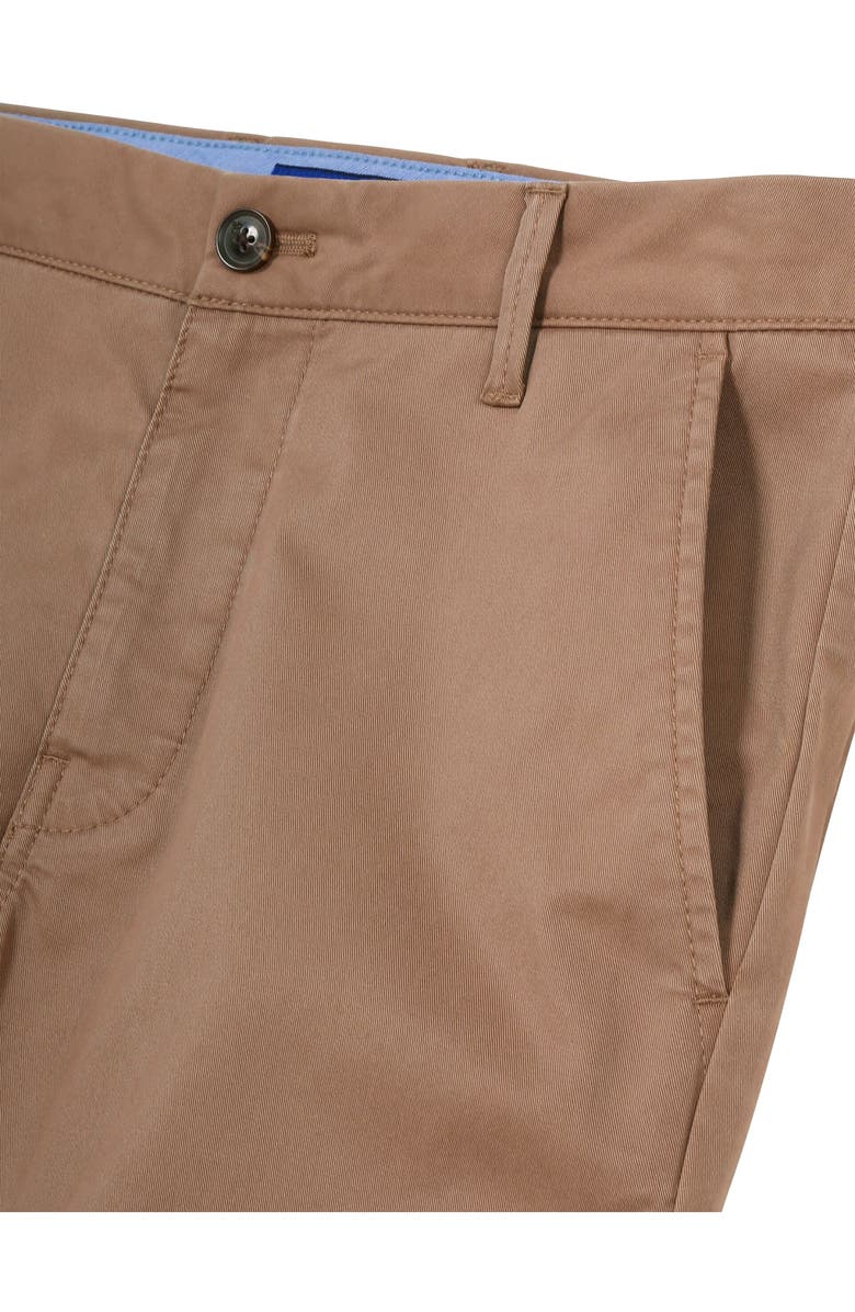 Scotch & Soda Flat Front Chino Pants, Alternate, color, Medium Brown