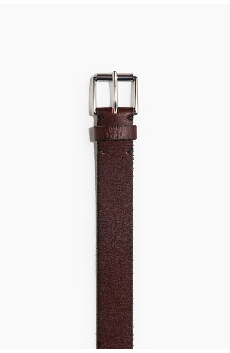 H&M Leather Belt, Alternate, color, Brown