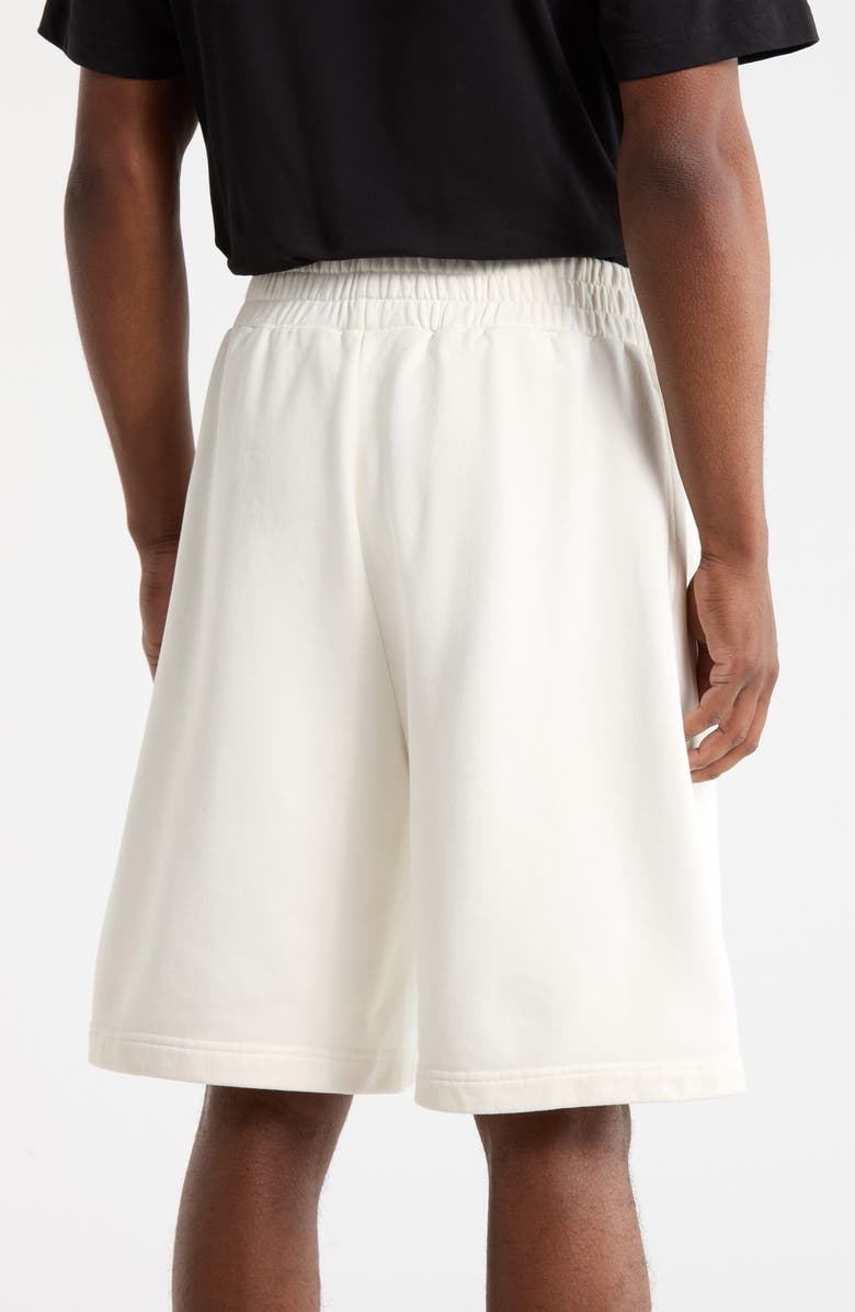 Palm Angels Logo Shorts, Alternate, color, White/ Black