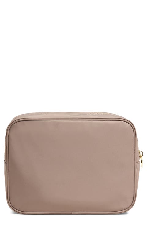 Large Zip Nylon Pouch