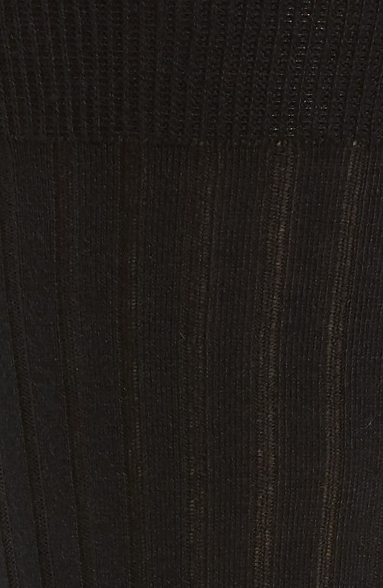 Falke No. 13 Egyptian Cotton Blend Dress Socks, Alternate, color, Black