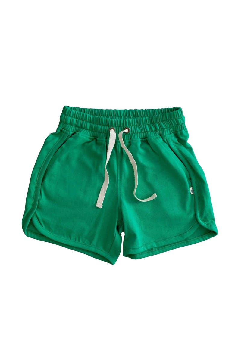 Jackalo Kids' Ollie Organic Cotton Jersey Shorts, Main, color, Parakeet