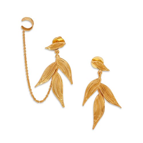 Dhwani Bhansal Isaro Mini Earrings In Gold Plated