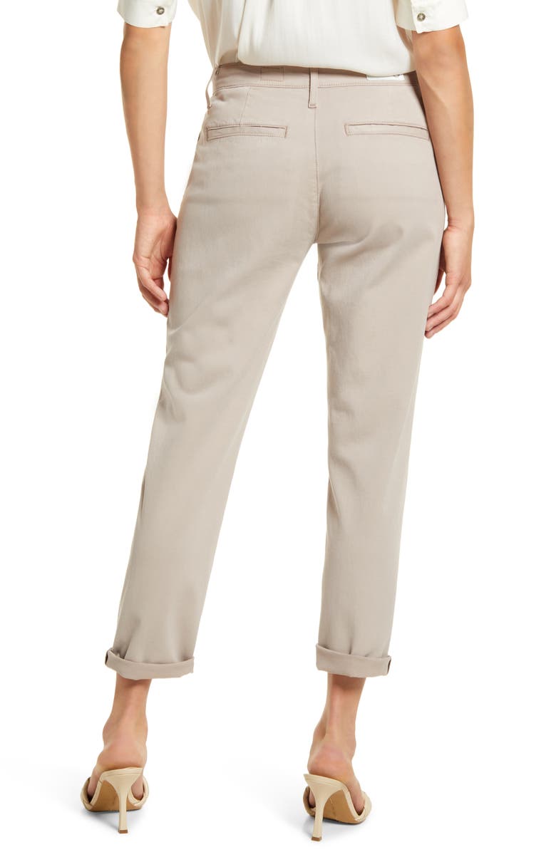 AG Caden Crop Twill Trousers, Alternate, color, Truly Taupe
