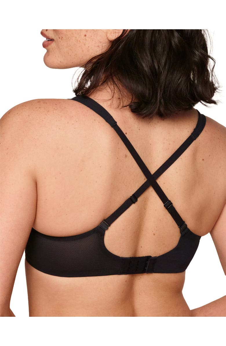 Adore Me Ivy Unlined Triangle Bra, Alternate, color, Black