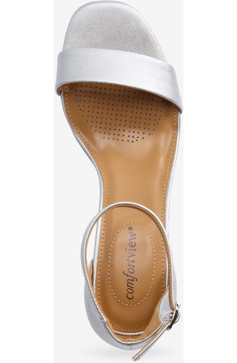 Comfortview The Orly Sandal, Alternate, color, Silver