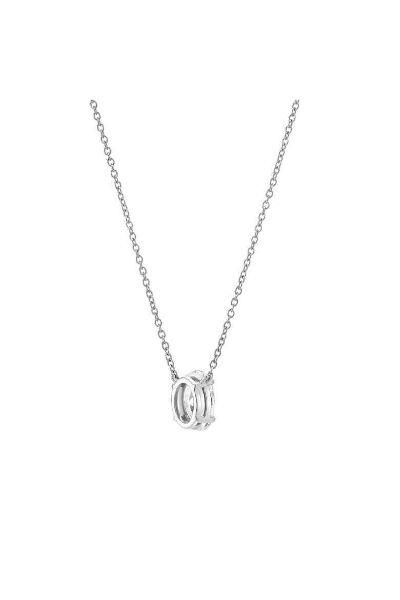 Oval Obsession 14K Gold Lab Grown Diamond Necklace - 1.50 ct, Alternate, color, 14K White Gold