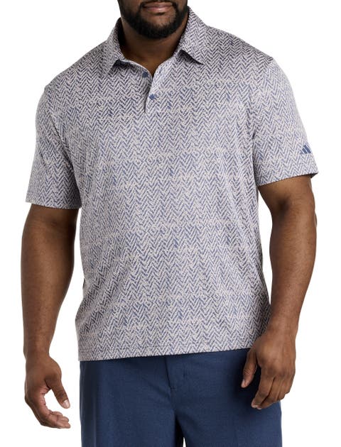 Big & Tall Fairway Jacquard Polo Shirt
