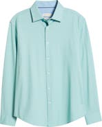 Bugatchi Jimmy OoohCotton® Solid Button-Up Shirt