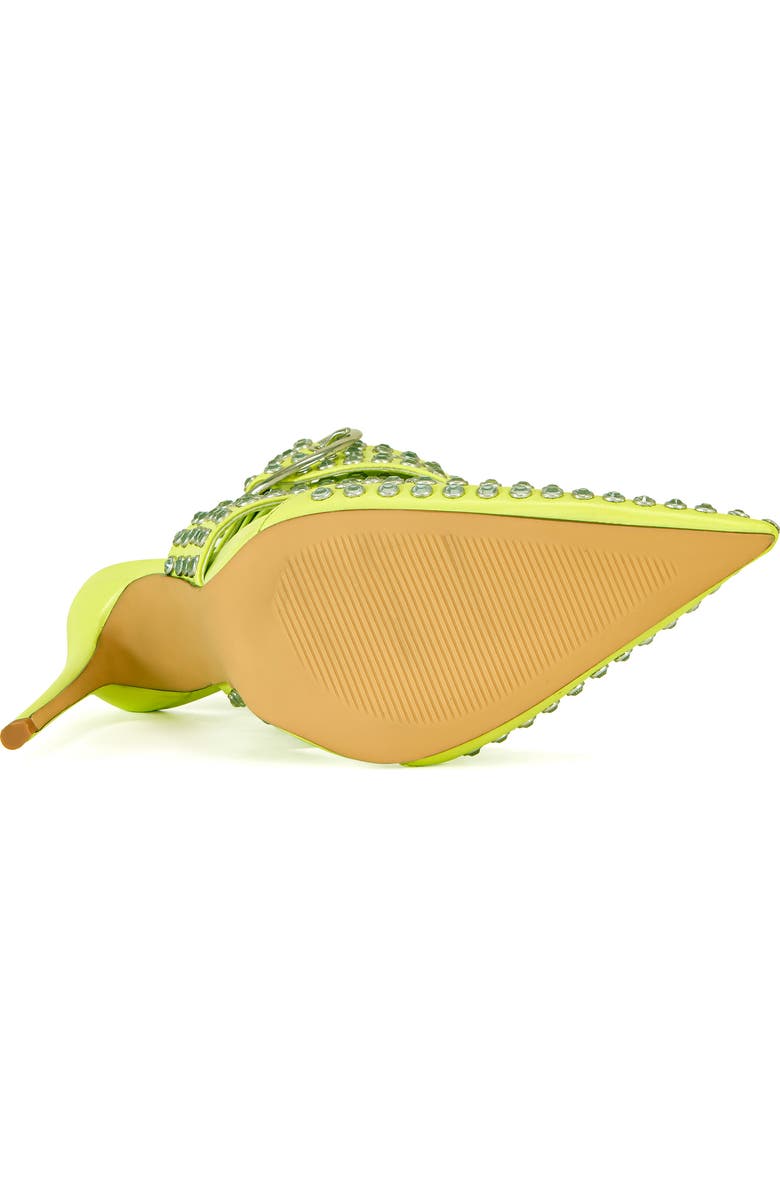 AZALEA WANG Salvia Pointed Toe Pump, Alternate, color, Yellow